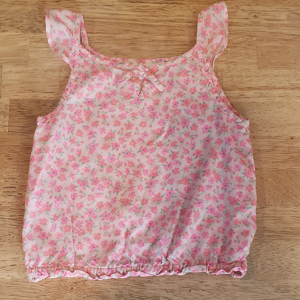NWOT 5/6 girls floral top